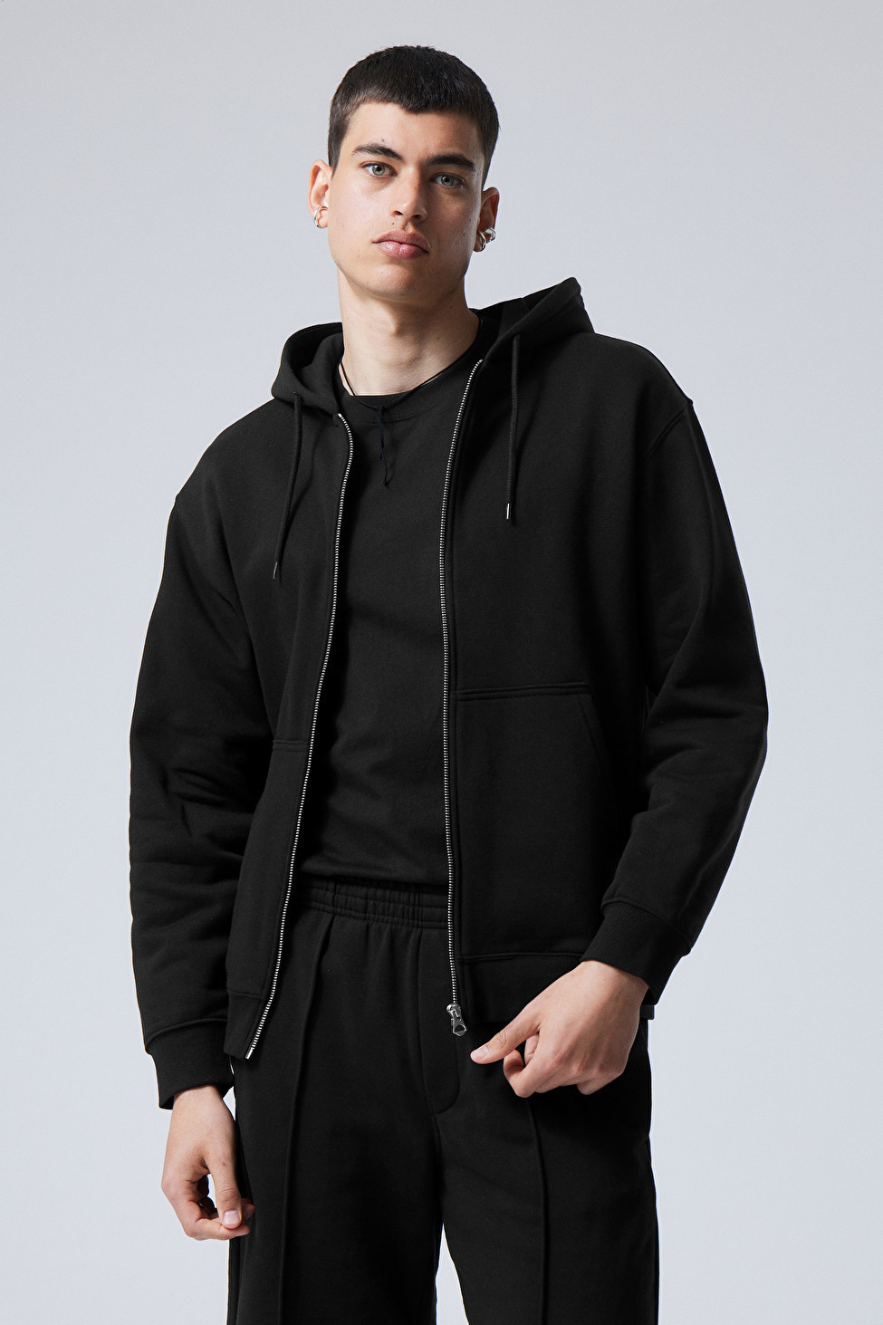 Standard Zip Hoodie | Weekday