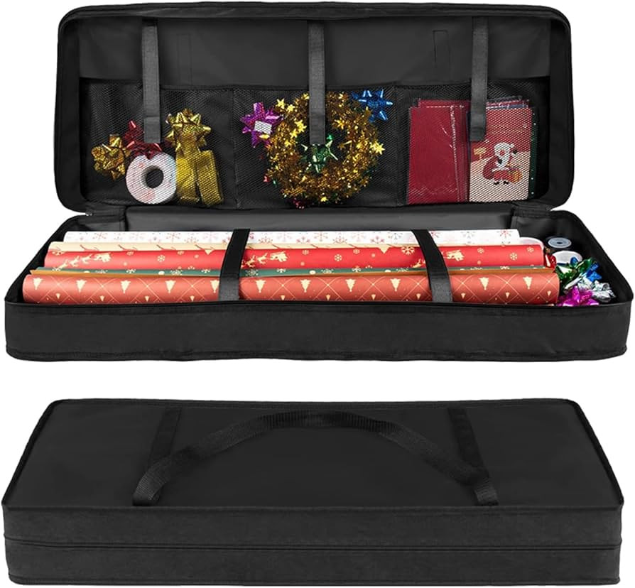 Christmas Wrapping Paper Roll Storage Container,Gift Wrapping Storage Organizer,Under Bed Storage... | Amazon (CA)