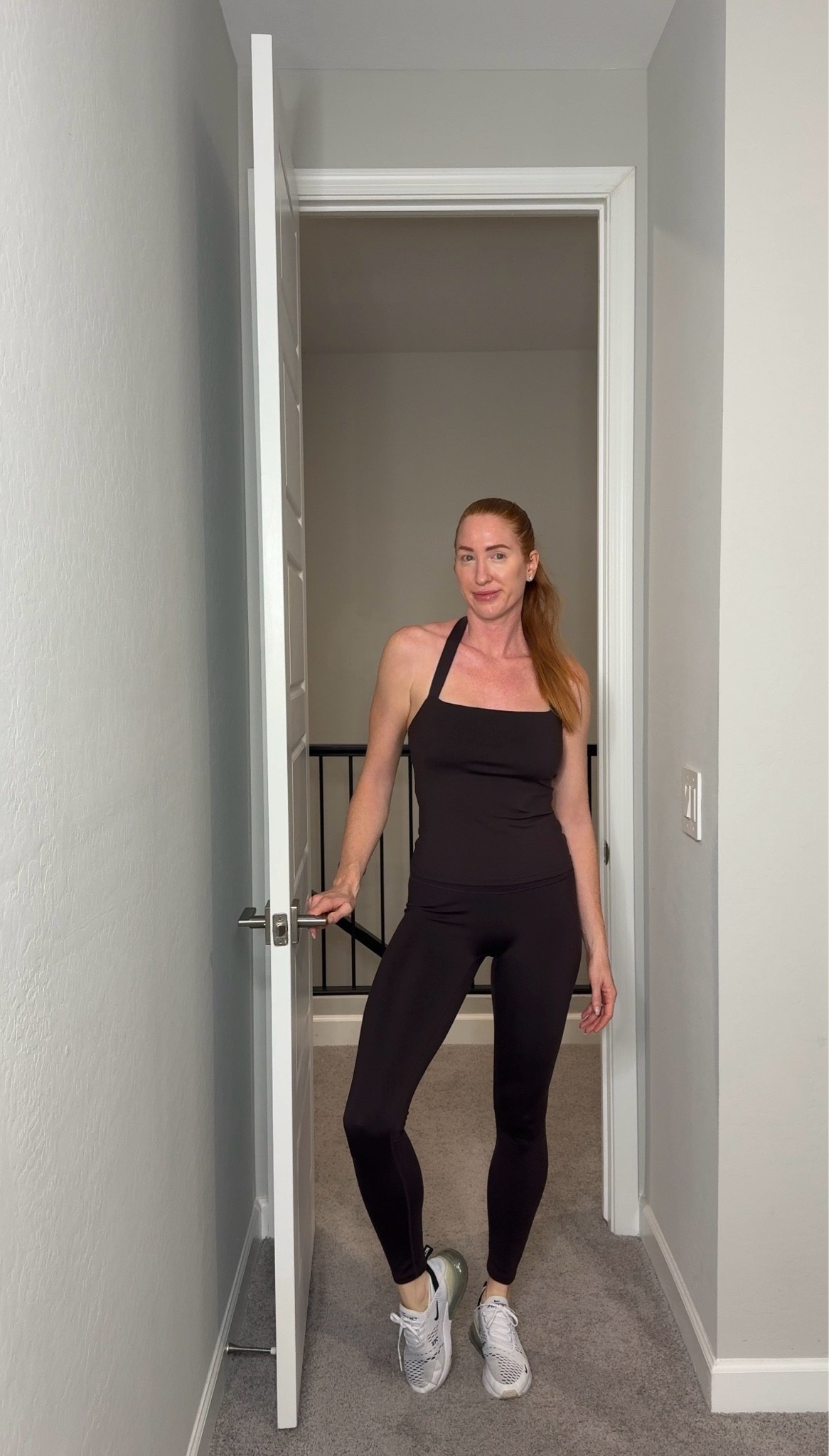 Today’s gym OOTD wearing CSB in shade espresso. 

Tank size large 
Legging medium

#LTKootd #LTKfitnessgoals #LTKActive