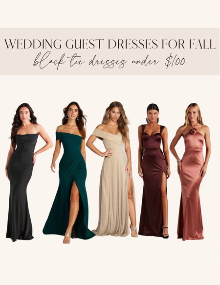 Black tie wedding guest dresses under $100! 

Wedding guest dresses for fall! Black tie wedding guest dresses under $100! 

Black dress, wedding guest, fall wedding guest 

#LTKstyletip #LTKfindsunder100 #LTKwedding