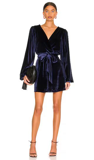 x REVOLVE Barzano Mini Dress in Navy Blue | Revolve Clothing (Global)