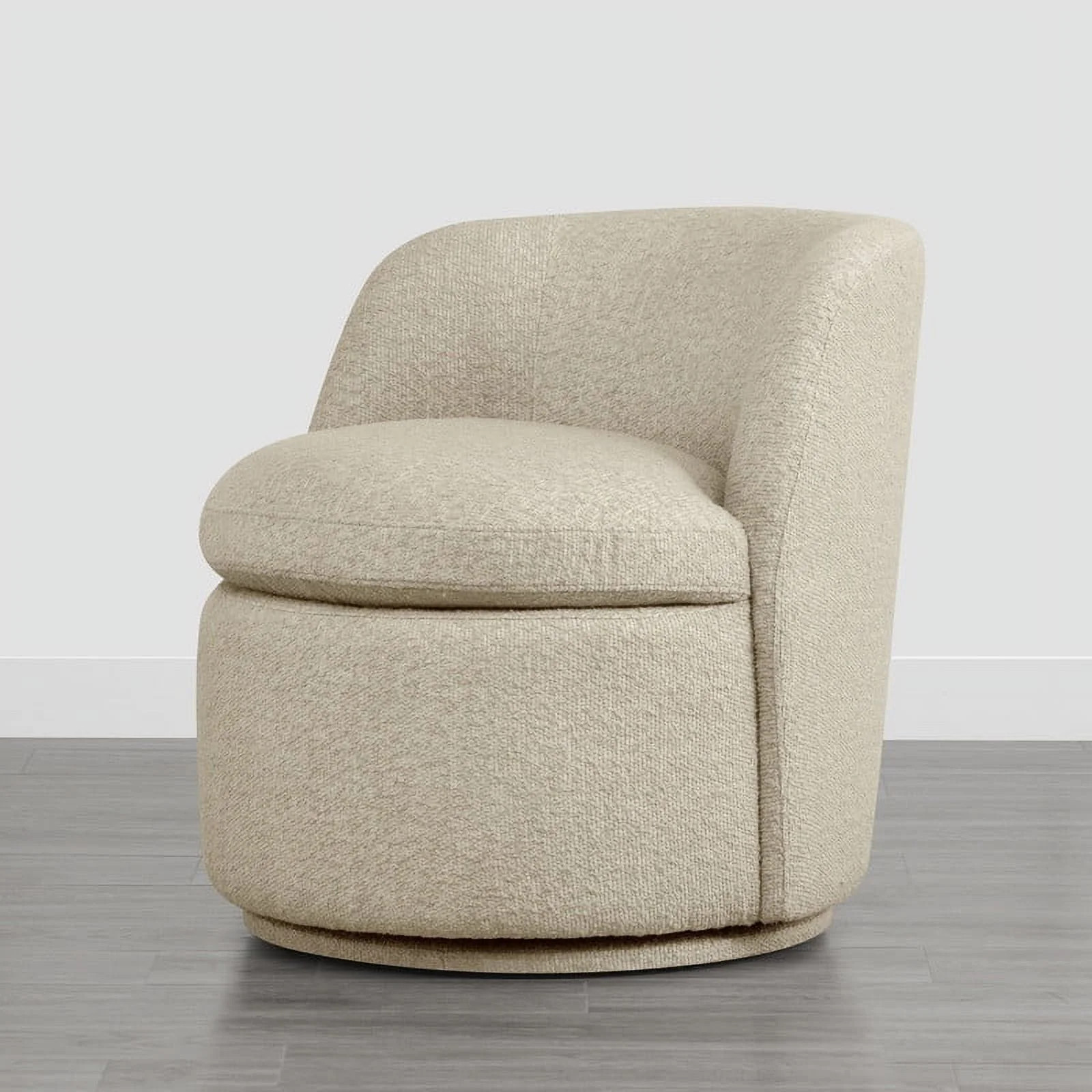 CHITA Swivel Accent Chair Armchair, Round Barrel Chairs in Fabric for Living Room Bedroom, Boucle... | Walmart (US)