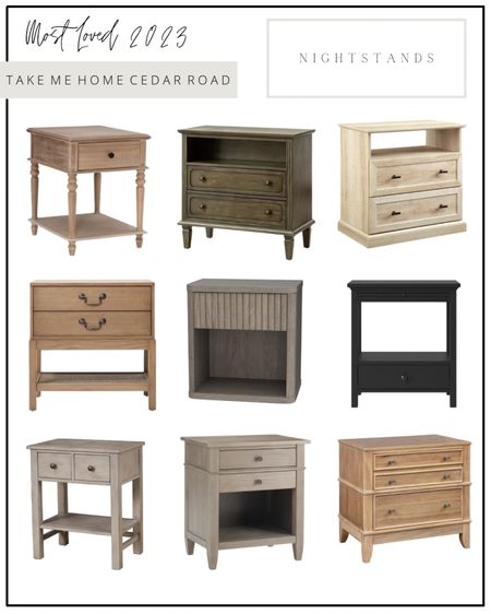 Most loved nightstands of 2023! All so good and many affordable options under $150! 

Nightstand, wood nightstand, nightstand with drawers, bedroom, bedroom furniture 

#LTKhome #LTKsalealert