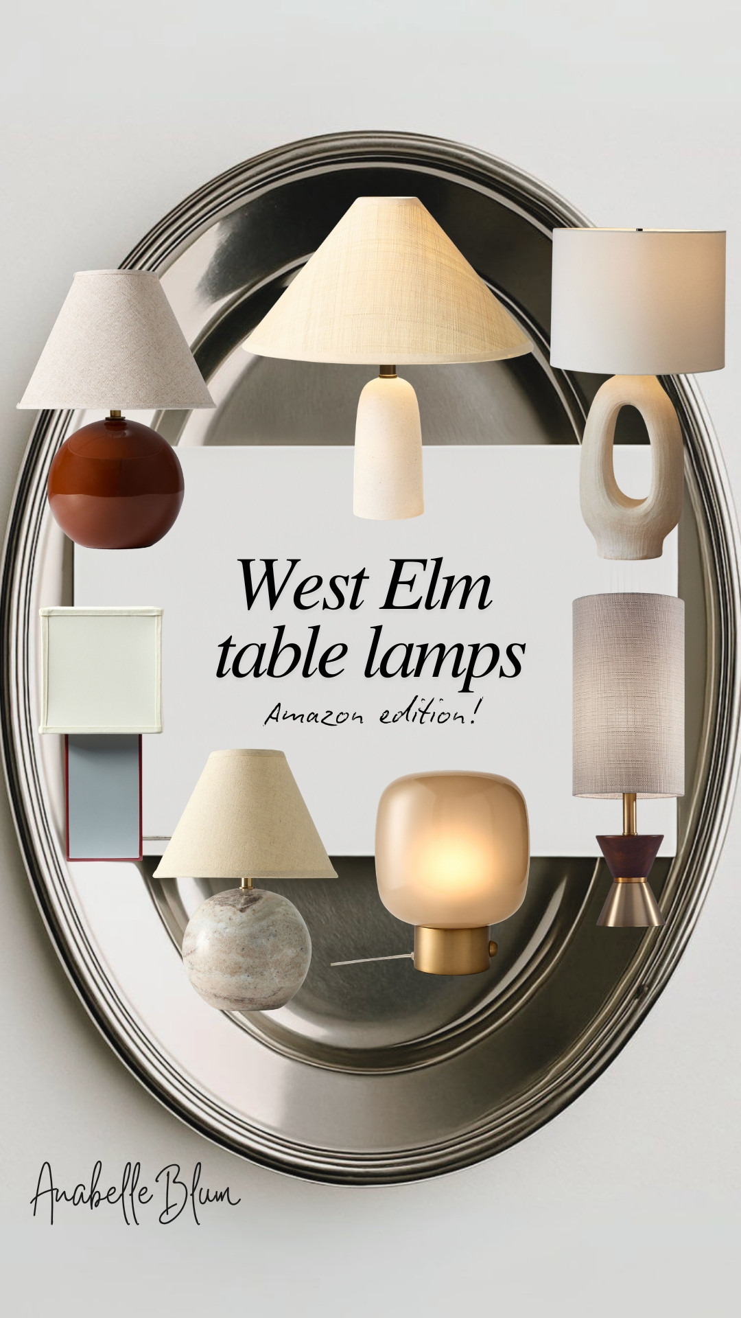 Cool table lamps from West Elm 

 #LTKdayinmylife #LTKU #LTKHome