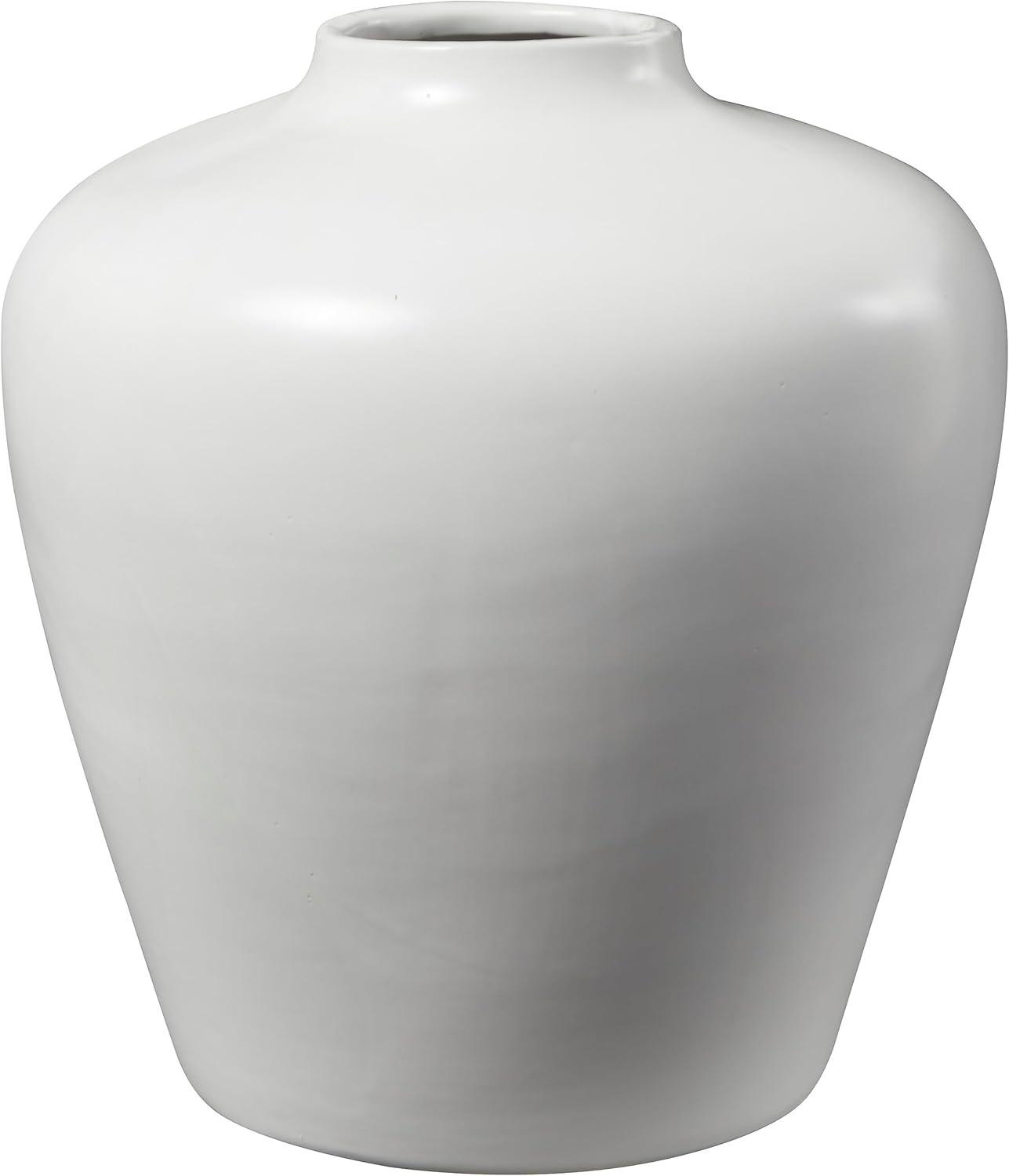 Deco 79 Ceramic Vase, 13" x 13" x 14", White, Small Size | Amazon (US)