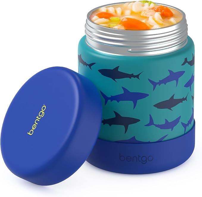 Bentgo Kids Stainless Steel Food Jar - 11oz Leak-Proof Double Insulated Hot or Cold Food Containe... | Amazon (US)