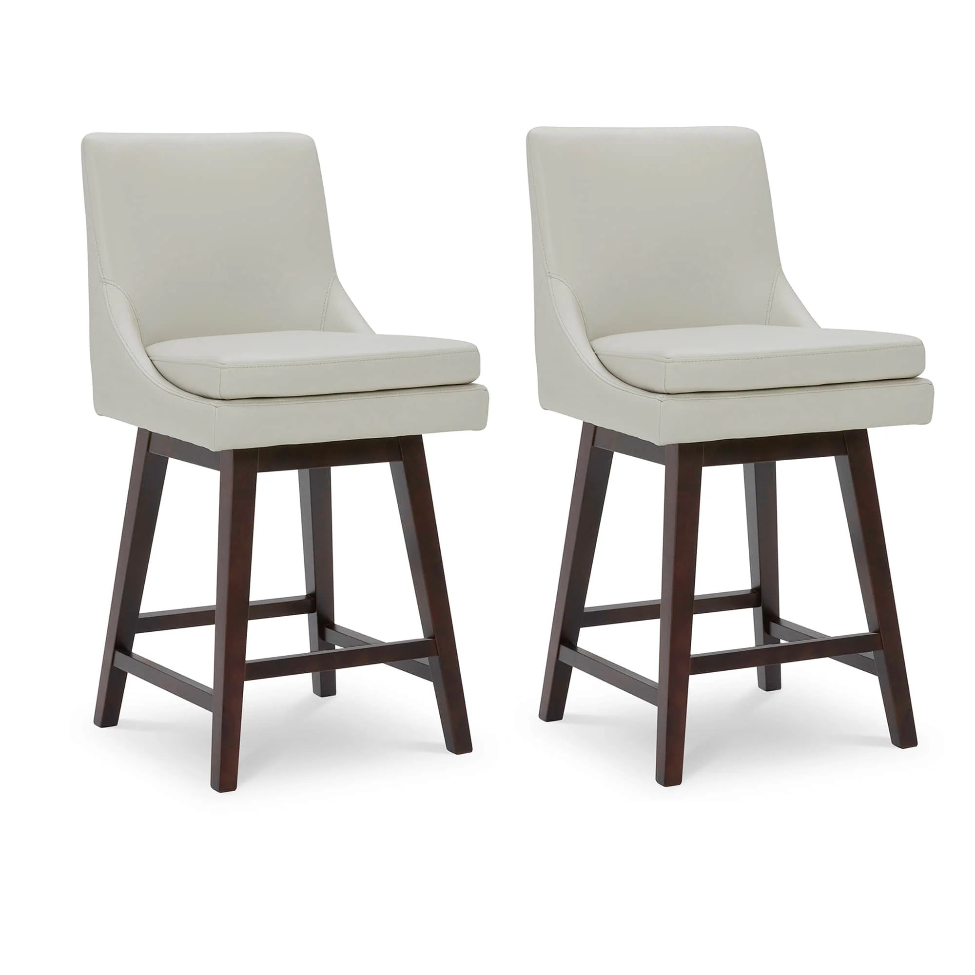 CHITA® Lissa Swivel Counter Stool ( Set of 2) - 27'' | Chita