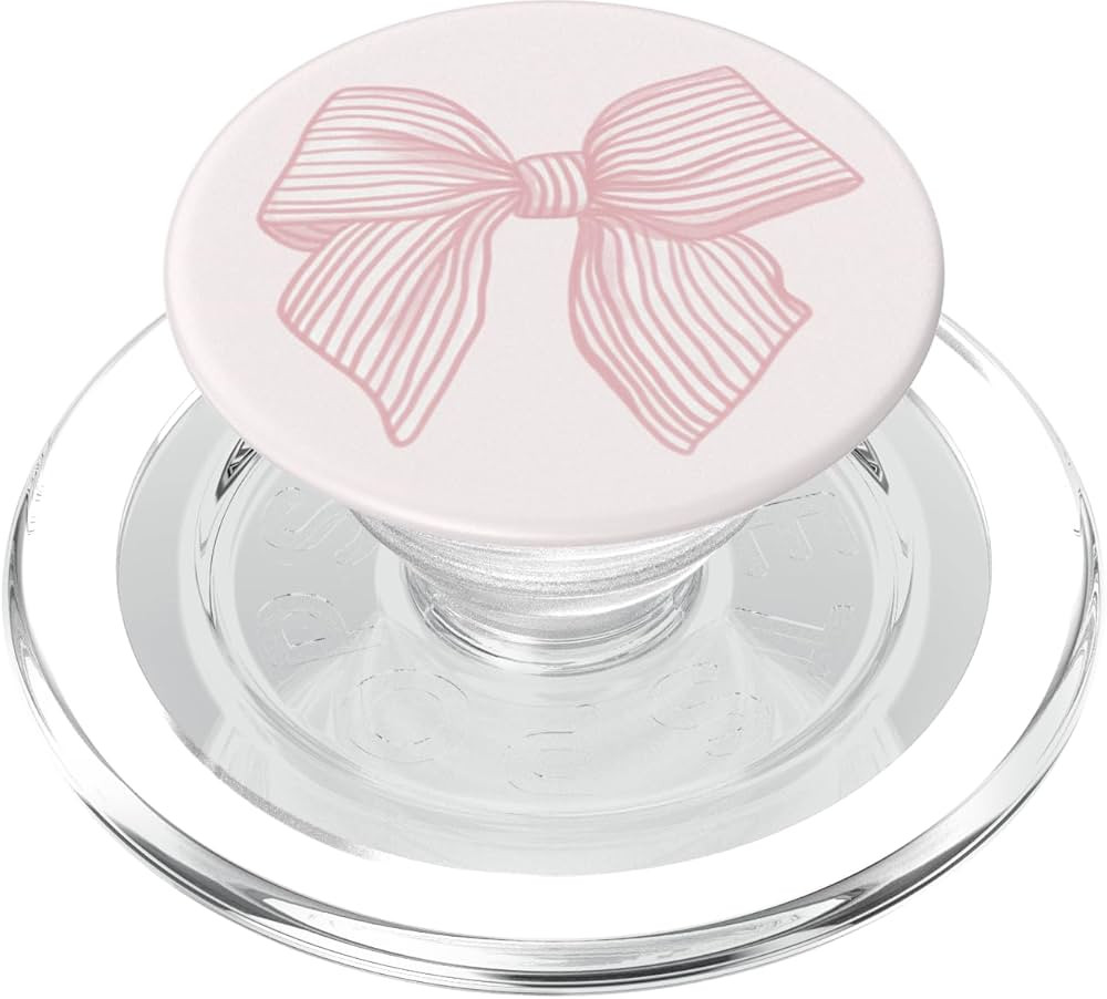 Coquette Pink Bow PopSockets MagSafe PopGrip for iPhone | Amazon (US)
