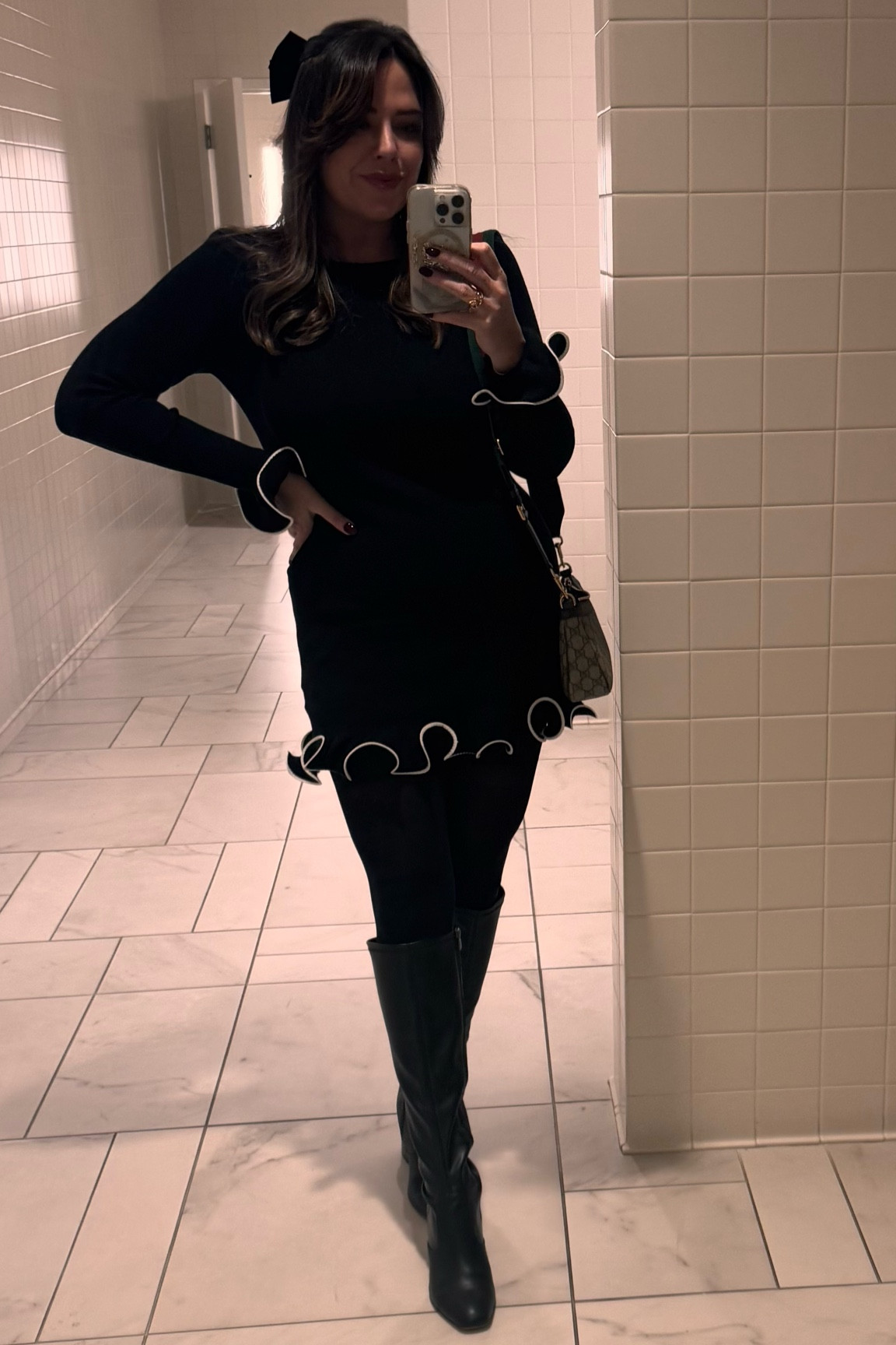 The cutest dress ever ! The quality the style I got so many compliments. Fits TTS #holidaydress #dress #partydress 

#LTKParties #LTKOver40 #LTKSeasonal