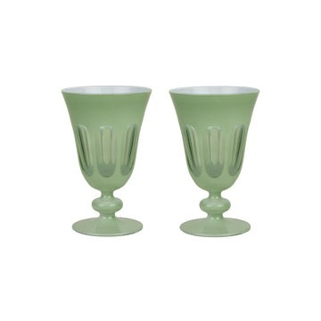 Rialto Tulip Glassware in Various Colors | Burke Decor