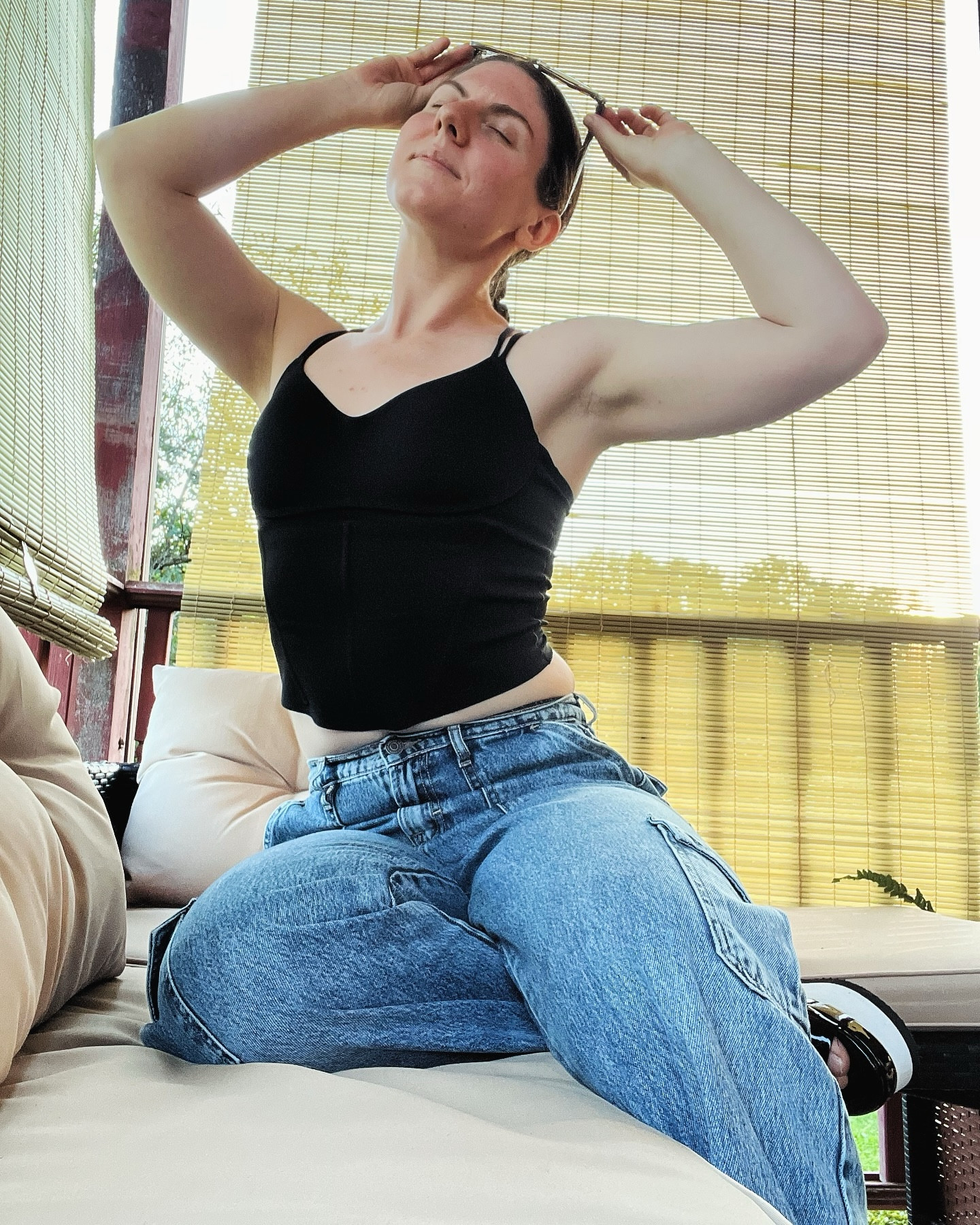 long weekend vibes 💖✨ how are you feeling back to the grind today?! 

💖 shop this look and more on my ltk shop (username: banannie) - link in my bio and in my story highlight “ltk” 

✨ feat. brands - @victoriassecret @quayaustralia @hiddenjeans 

#TheBanannieDiaries #TheBanannieDiariesByAnnie #OOTD #CasualChic #DenimStyle #SummerVibes #EffortlessStyle #ComfyLook #WeekendOutfit #StyleInspo #FashionBlogger #RelaxedStyle #DenimOnDenim #CasualFashion #StyleDiaries #ChicAndCasual #EverydayFashion #SunkissedGlow #OutdoorRelaxation #FashionDaily #StyleGuide #BloggerLife