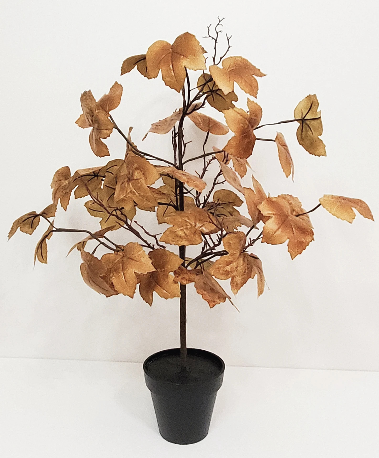 Old Maple Leaves 33" Fall Tree Viral Autumn Brown Maple Leaf Farmhouse Decor Tabletop Decor Branc... | Etsy (Global)