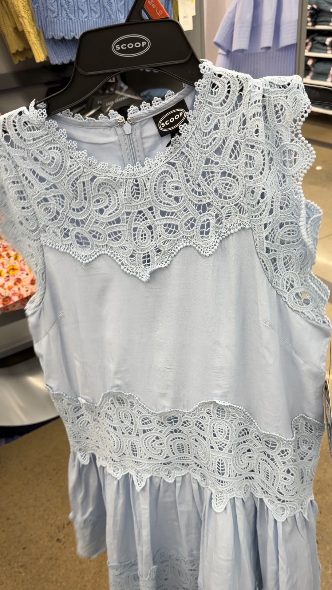Walmart lace detail dress that could pass for a boutique, Free People, or Anthro find!#walmartfashion