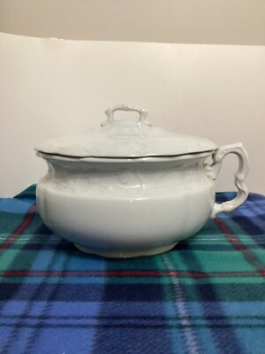 Vintage J & G Meakin Hanley England White Ironstone China Chamber Pot | eBay US