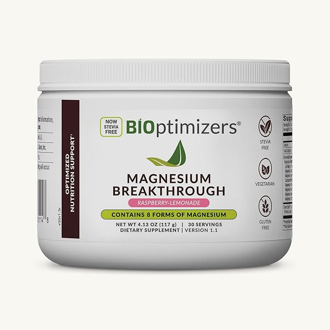 BIOptimizers Magnesium Breakthrough Drink - 8 Forms of Magnesium, Electrolytes, Sleep Health, Str... | Amazon (US)
