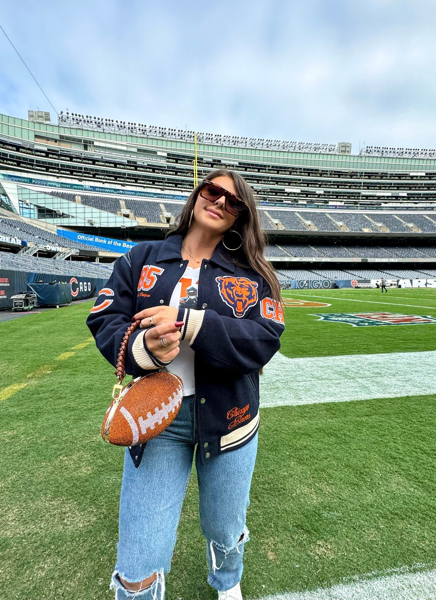 This varsity bomber jacket is on sale right now for Black Friday and they’re selling out quick!! If you or someone you know is a Chicago bears fan this is such a great piece! But it comes in a bunch of other football teams too!! 

#LTKGiftGuide #LTKHoliday #LTKCyberWeek