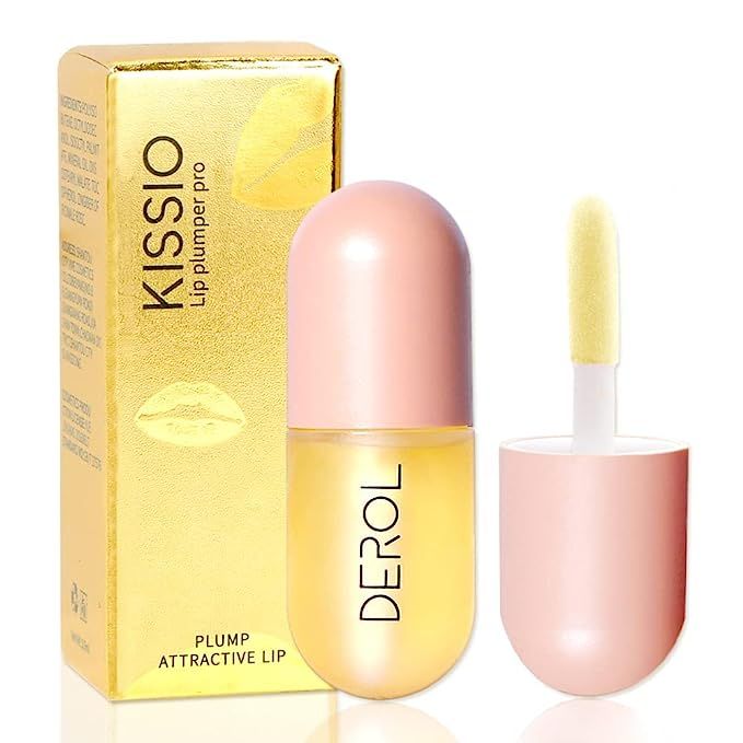 KISSIO Natural Lip Plumper,lip plumping lip gloss,lip plumper gloss,derol lip plumper,Moisturizin... | Amazon (US)