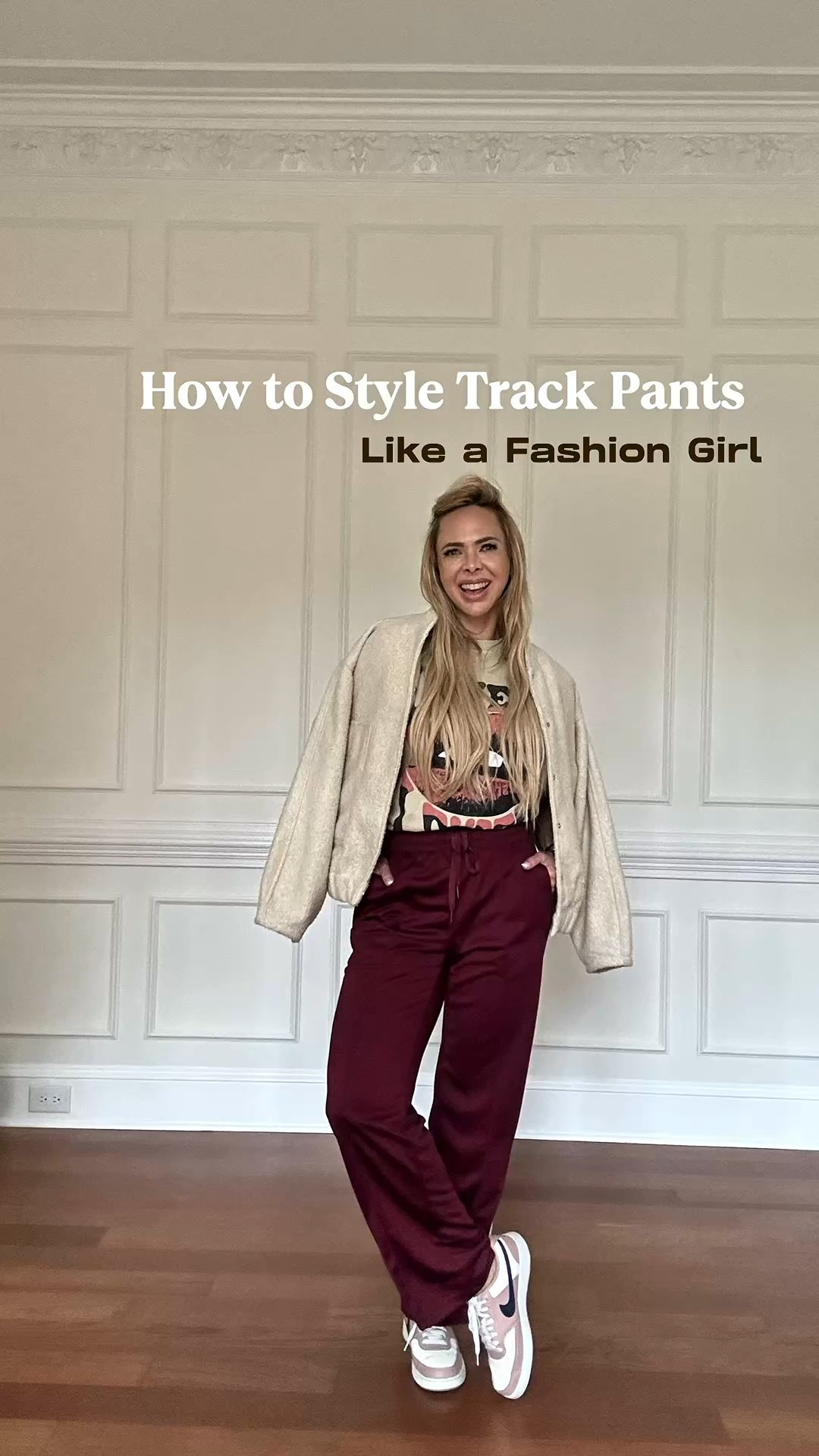How to Style Track Pants Like a Fashion Girl 🤗

#LTKSaleAlert #LTKWorkwear #LTKStyleTip