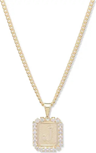 Royal Initial Card Necklace | Nordstrom