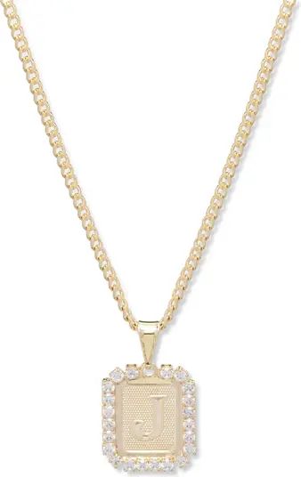 Royal Initial Card Necklace | Nordstrom