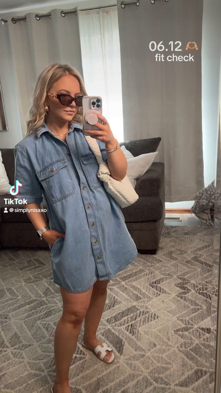 Denim dress: wearing size small

Target dress, summer outfit, country concert outfit, summer dress, affordable outfit, petite outfit idea, petite stylee

#LTKVideo #LTKFindsUnder50 #LTKMidsize