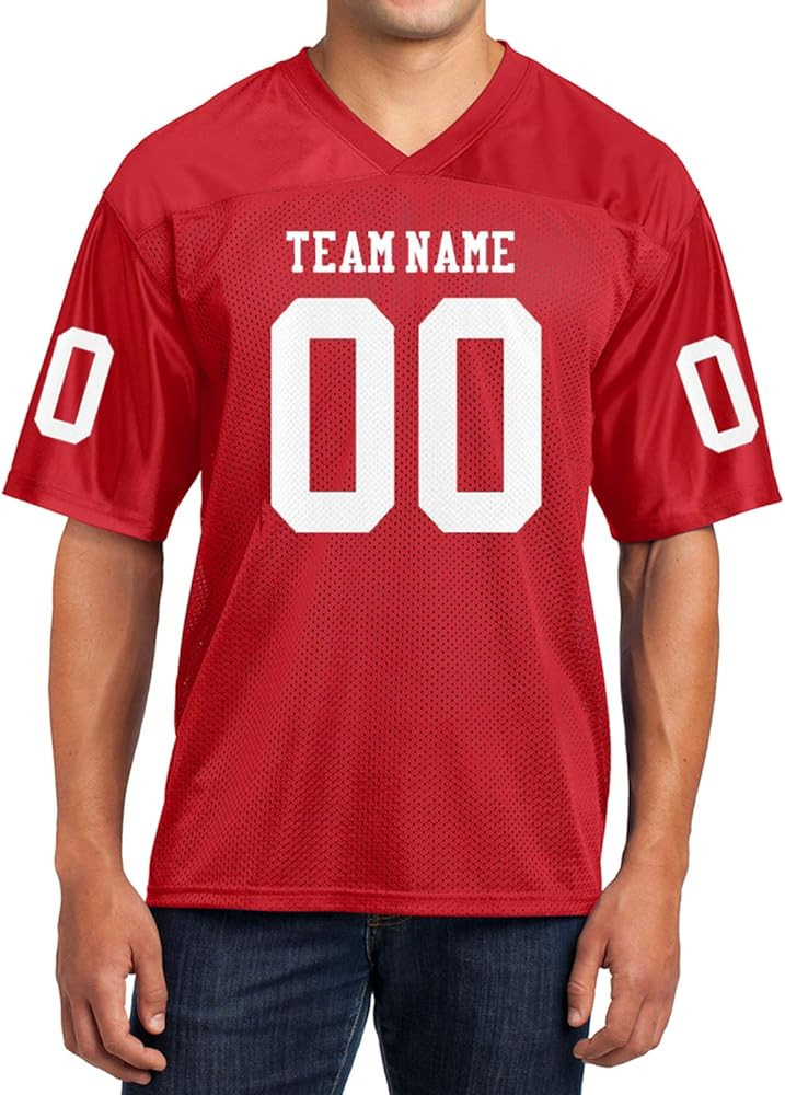 Custom Football Replica Team Jersey | Amazon (US)