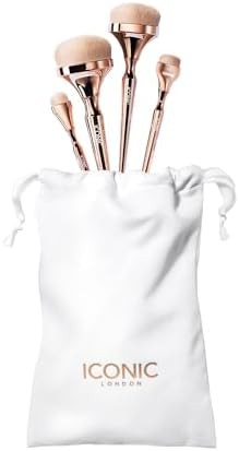 ICONIC LONDON HD Blend Brush Set | Luxury Synthetic Makeup Brushes for a Flawless Base and Finish... | Amazon (US)