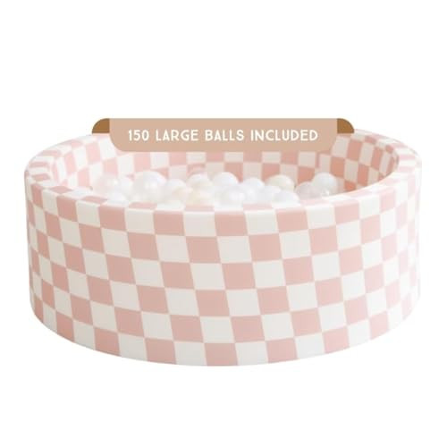 Ball Pit for Babies 6 Month to 6 Years Old with 150 Balls Included - Ball Pit for Toddlers 1-3 - Baby Ball Pit with Balls Included - Pink Ball Pit | Amazon (US)