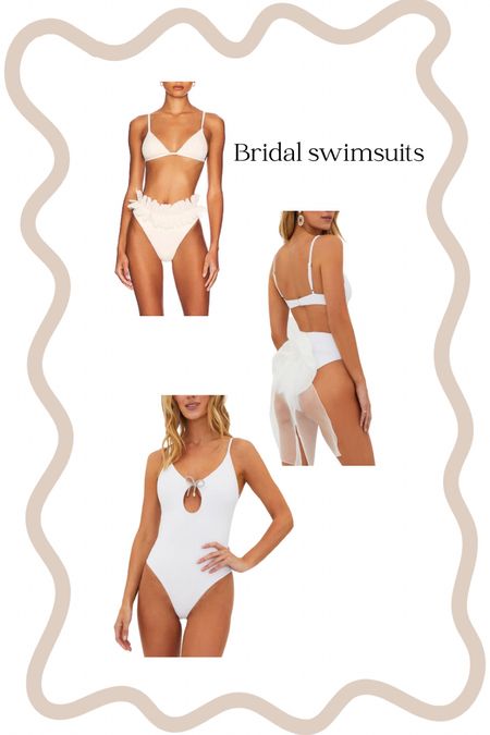 bridal swimsuits on my wishlist!! These are the IT girl swimsuits for a bride to be! Perfect for a bachelorette or just your bridal season!

#LTKswim #LTKwedding #LTKstyletip