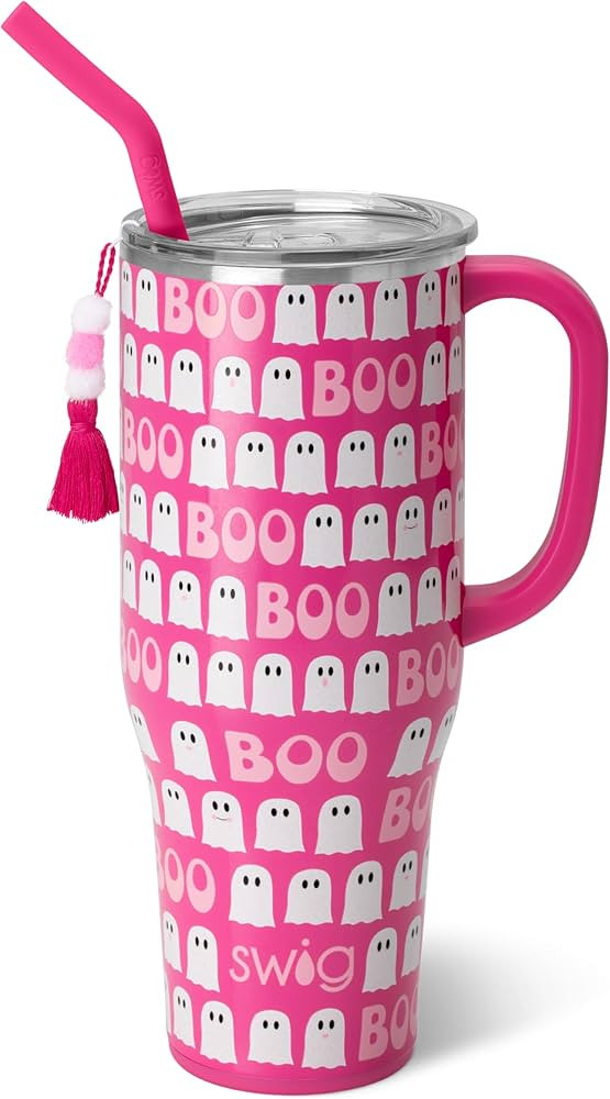 Swig Life 40oz Mega Mug, 40oz Tumbler with Handle and Straw, Extra Large Insulated Tumblers, Cup ... | Amazon (US)