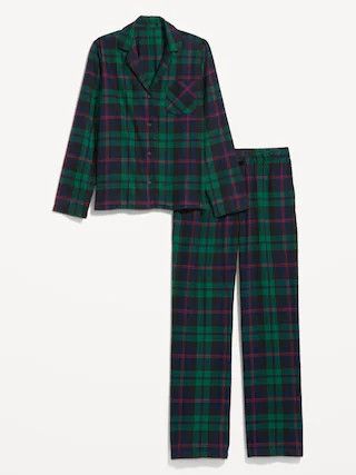 Matching Flannel Pajama Set for Women | Old Navy (US)