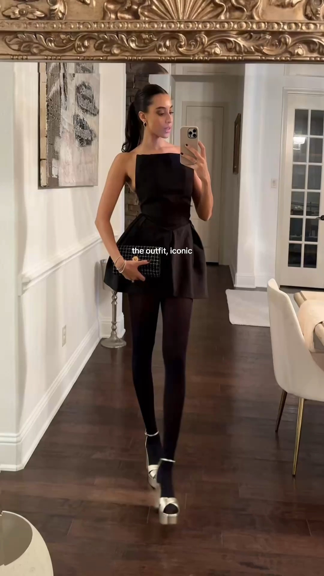 Holiday little black dress 🖤 #christmasdress #datenightdress #chicoutfit #elegantoutfit 

#LTKFindsUnder100 #LTKTall #LTKHoliday