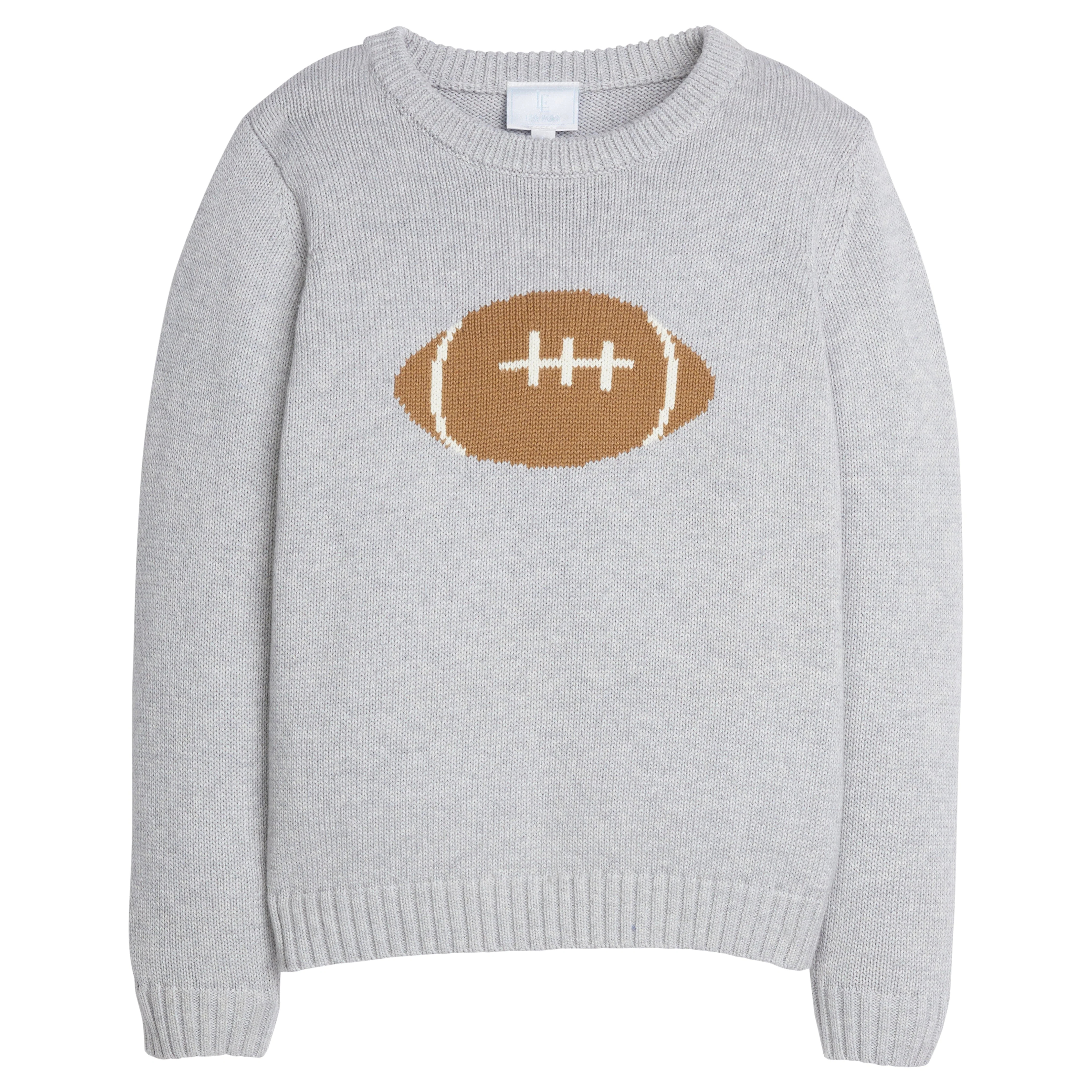 Boy's Intarsia Football Sweater - Kids Fall Clothing | Little English