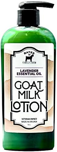 Bates Family Farm Goat Milk, Essential Oil, and Shae Butter Lotion 8 oz (Lavender) | Amazon (US)
