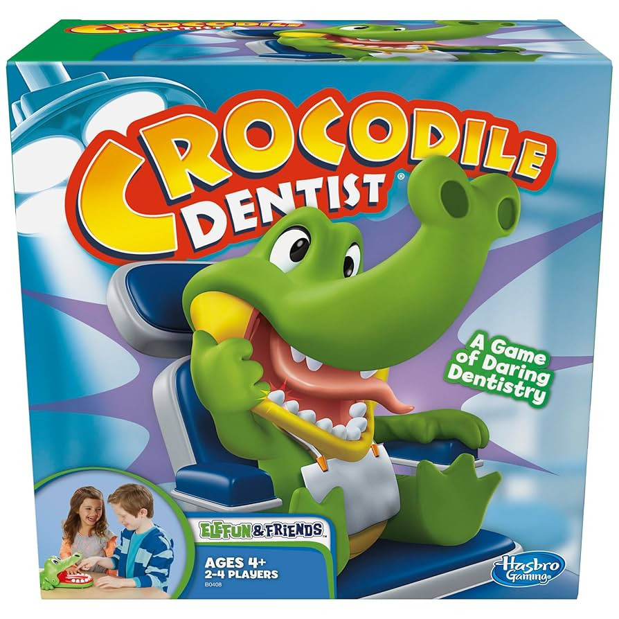 Hasbro Gaming Crocodile Dentist Kids Board Game, Ages 4 And Up (Amazon Exclusive) | Amazon (US)