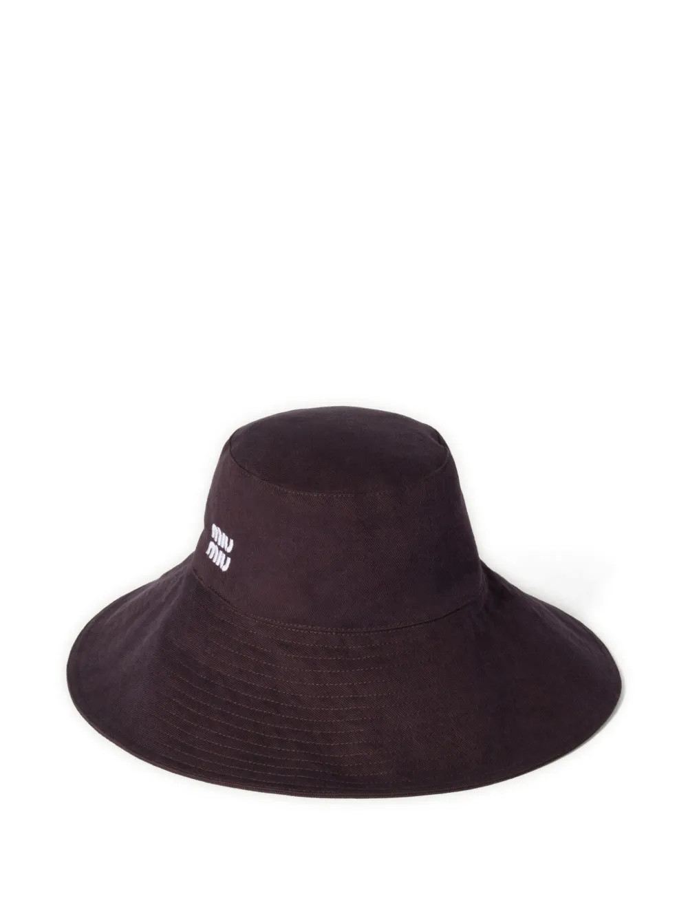 Miu Miu Denim Bucket Hat | Purple | FARFETCH | Farfetch Global