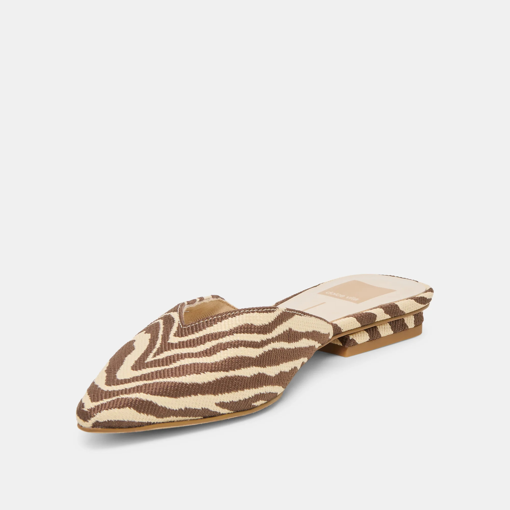 Elm Beige Zebra Raffia Flats | Dolce Vita | DolceVita.com