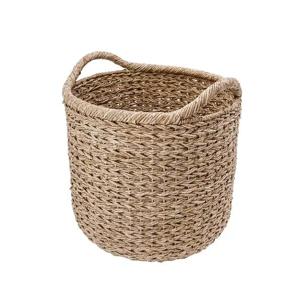 Decorative Braided Wicker Seagrass Basket | Wayfair North America