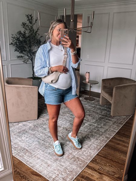 The BEST maternity jean shorts I’ve found! They remind me of my favorite non-maternity jean shorts and they don’t hug your thigh! 

Wearing my normal size 28



#LTKstyletip #LTKbump #LTKfindsunder100