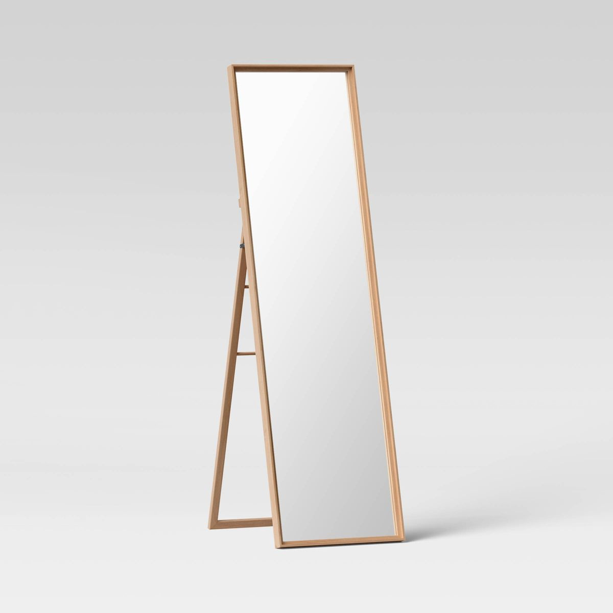18" x 65" Classic Wood Mirror Natural - Threshold™ | Target
