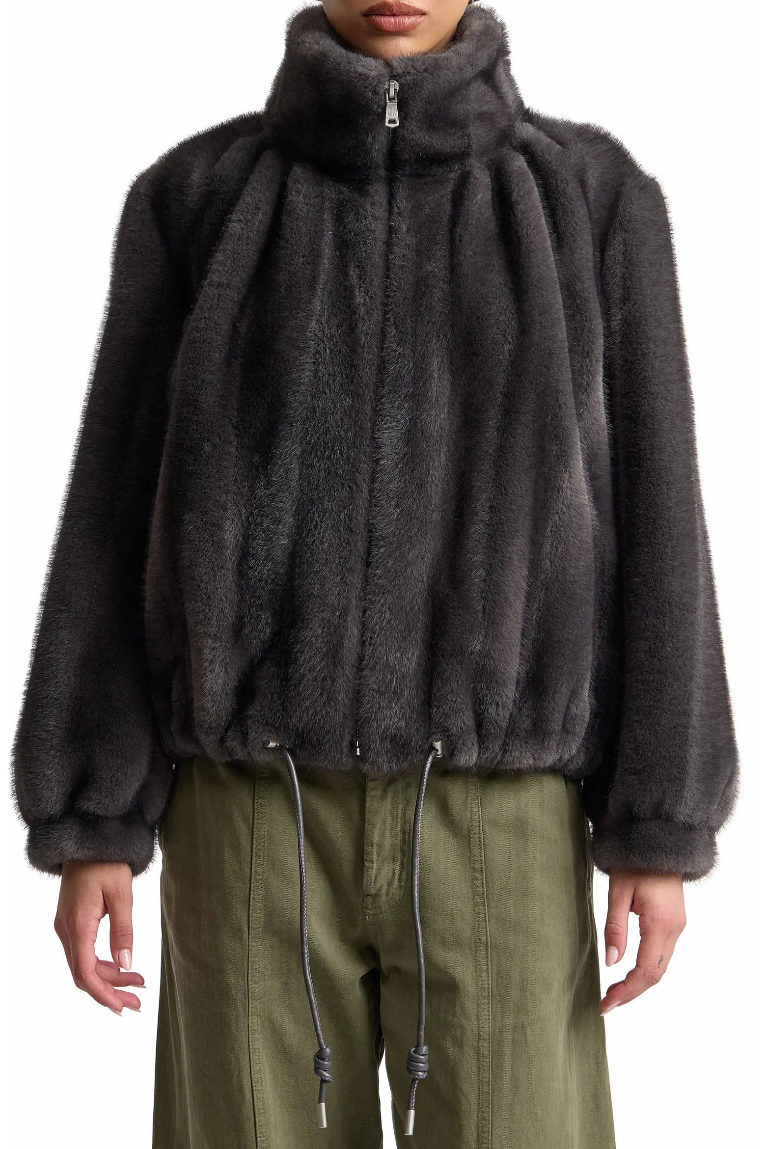 Crop Faux Fur Jacket (Women) | Nordstrom | Nordstrom