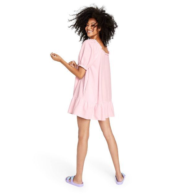 Women's Short Sleeve Ruffle Dress - Stoney Clover Lane x Target Light Pink | Target