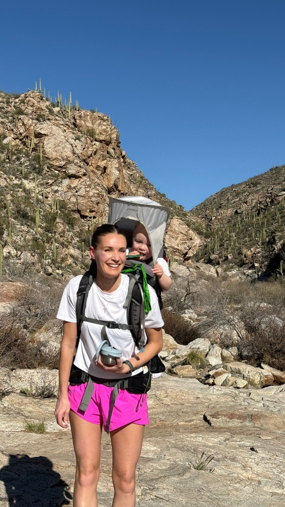 Took Squeaky down a canyon to see a waterfall! Getting back up was a grind with a 42lb pack on, but so worth it.

#motherhood #hiking #arizona

#LTKmomlife #LTKActive #LTKfitnessgoals