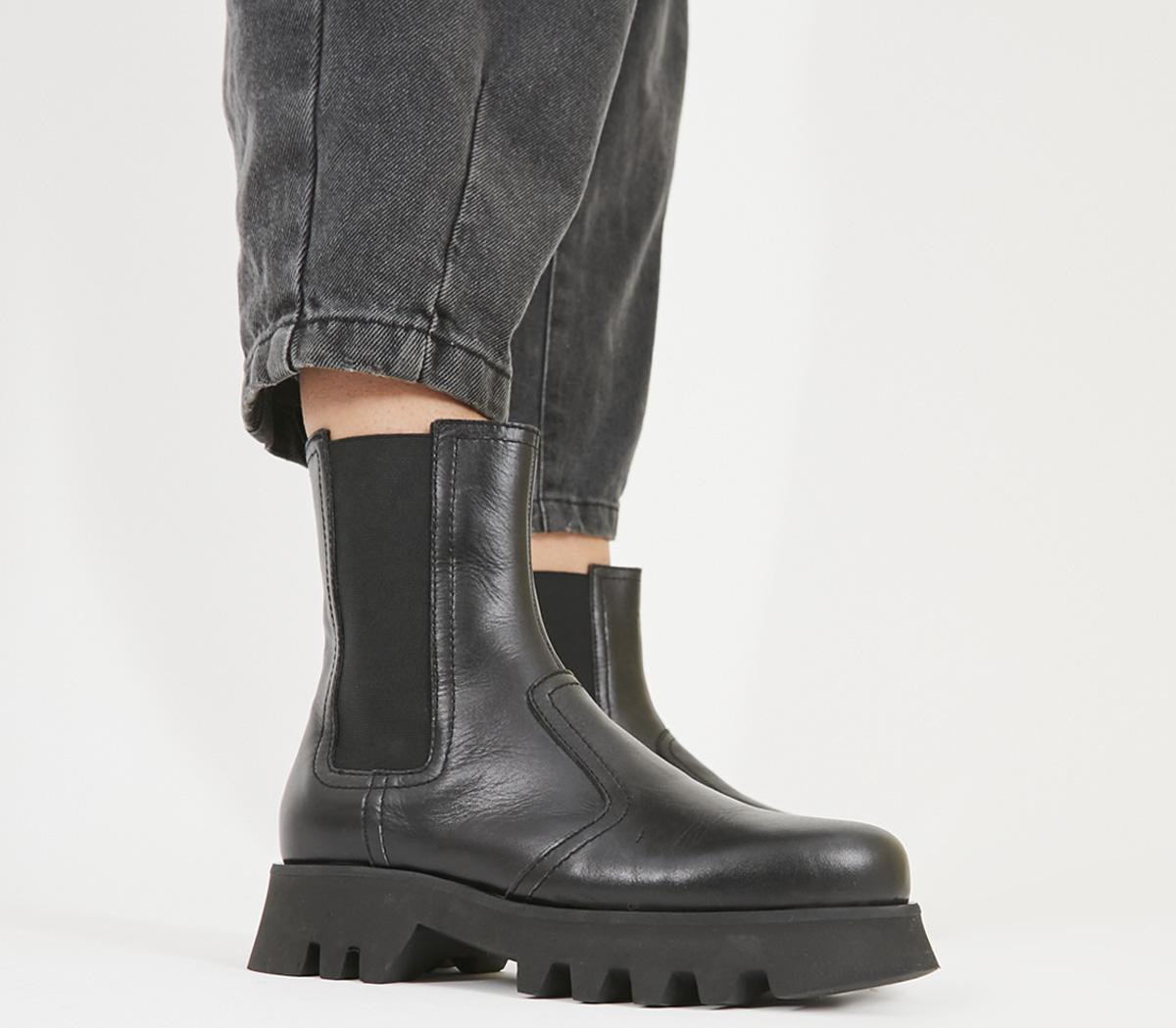 Office Avidity Chelsea Boots Black Leather - Ankle Boots | OFFICE London (UK)