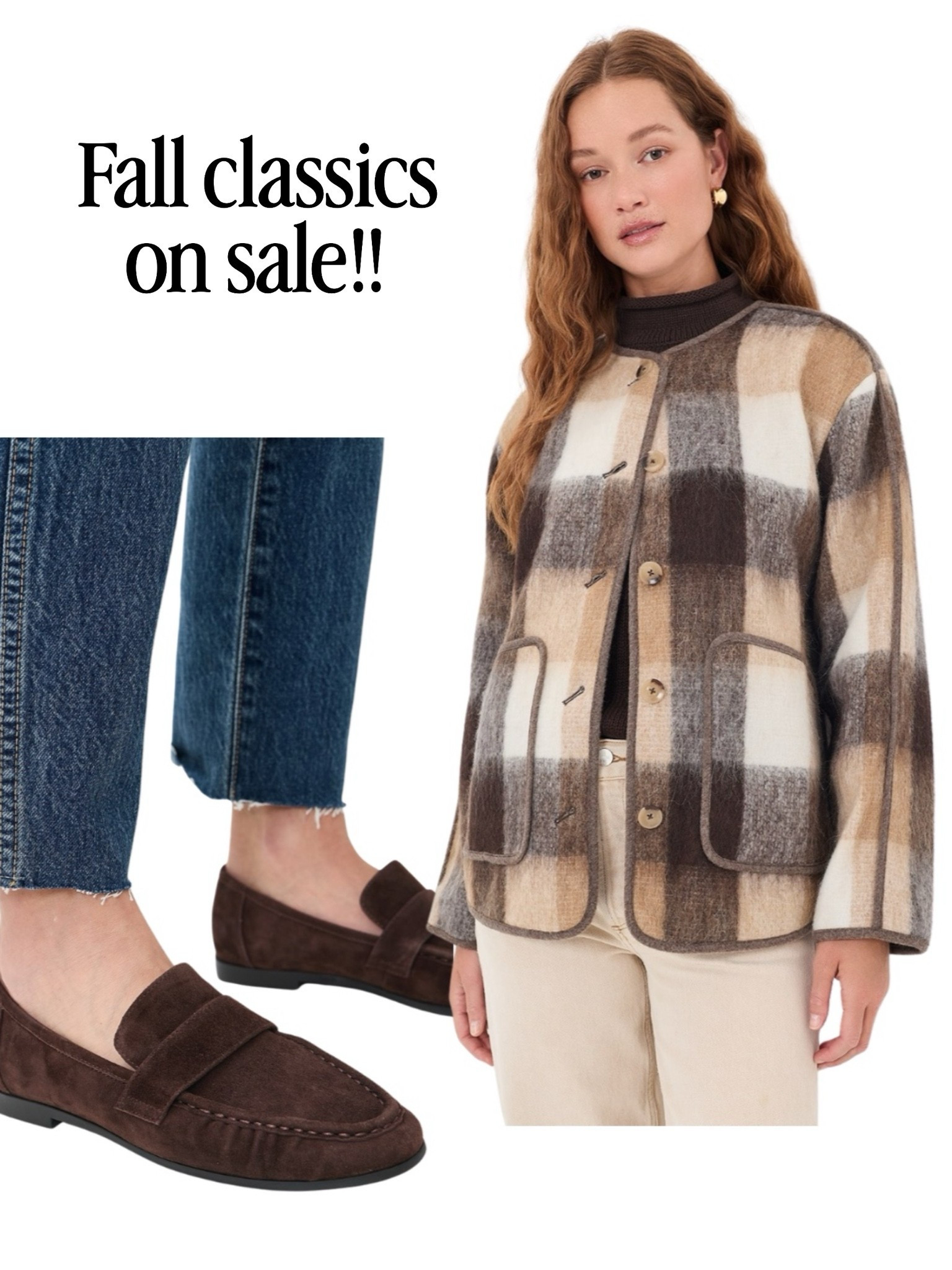 The Shopbop Fall Event Sale is here—and there are some really good fall finds included. This suede loafer is one of those classics I promise you’ll reach for more than you think, and I love this wide gingham cardigan in these gorgeous, rich tonal colors. Two easy pieces that make a fall wardrobe feel instantly more interesting. 

 #LTKSeasonal #LTKOver40 #LTKSaleAlert