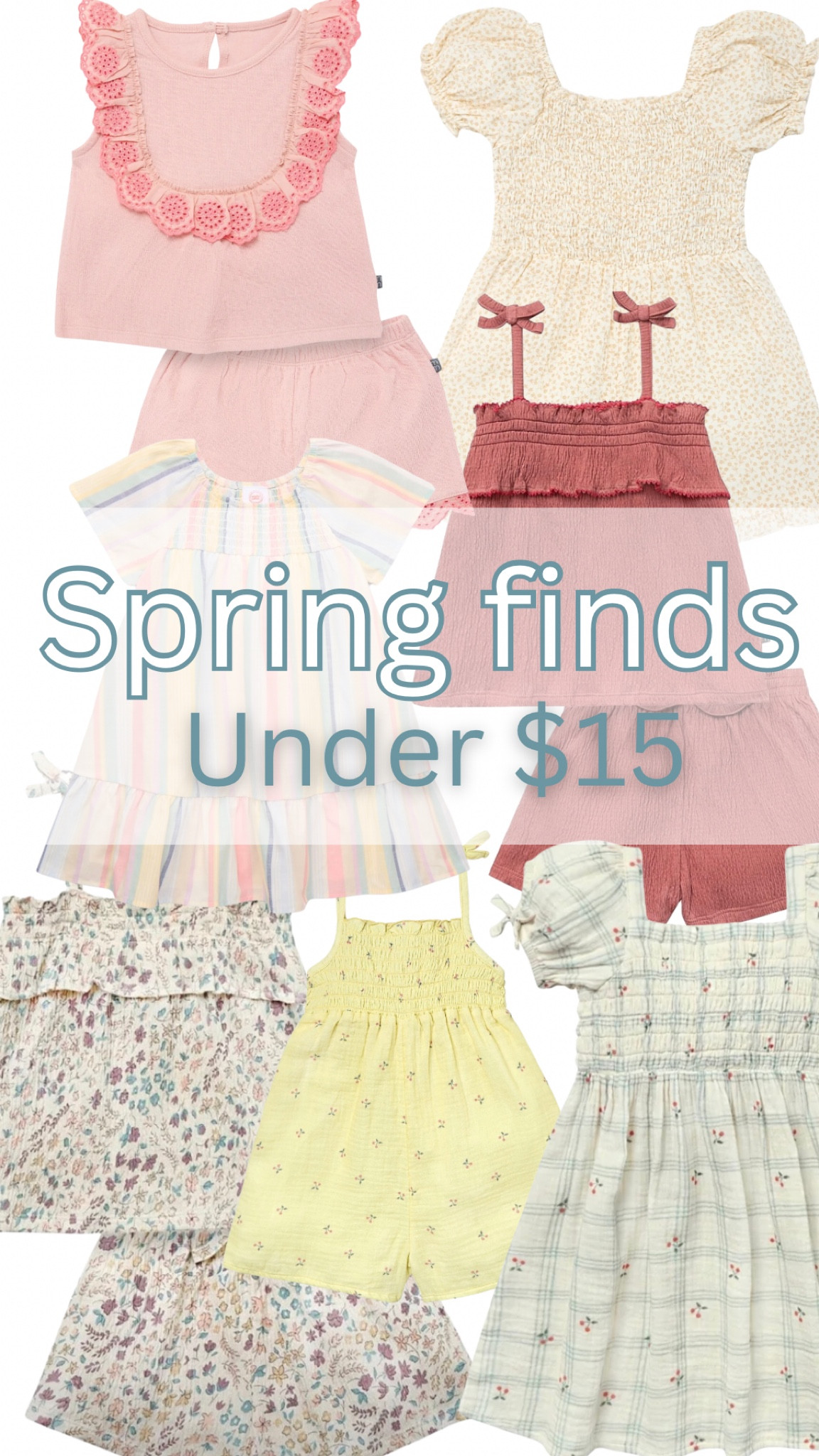 Girls affordable spring/summer outfits from Walmart! 

#LTKStyleTip #LTKKids #LTKFindsUnder50