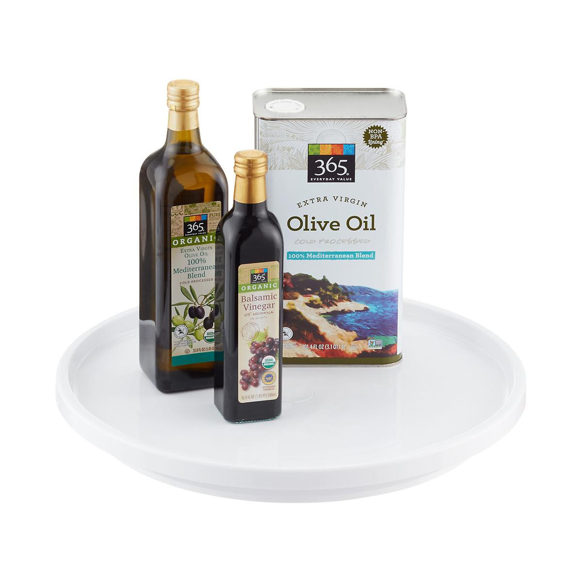 White 18" Lazy Susan | The Container Store