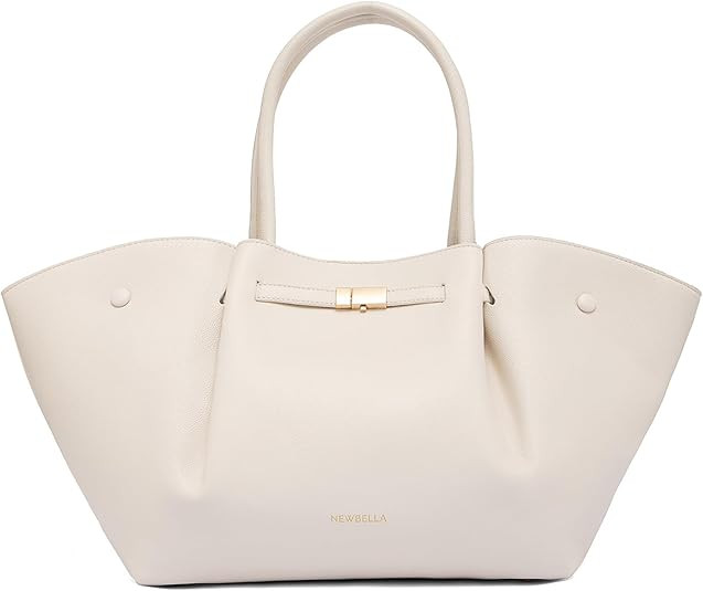 Women's Vegan Leather Tote Bag,15L Large Capacity Bag, Vintage Hobo Shoulder Purse with Top Handl... | Amazon (US)