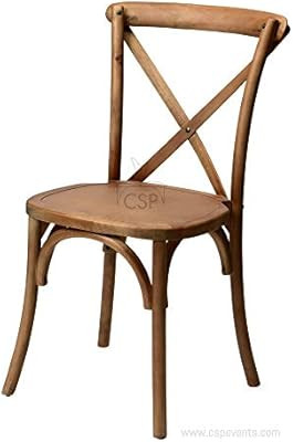 Commerical Seating Products Antique Fruitwood Crossback Dining Chairs | Amazon (US)
