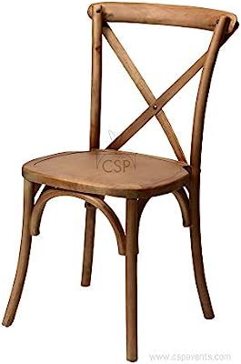 Commerical Seating Products Antique Fruitwood Crossback Dining Chairs | Amazon (US)